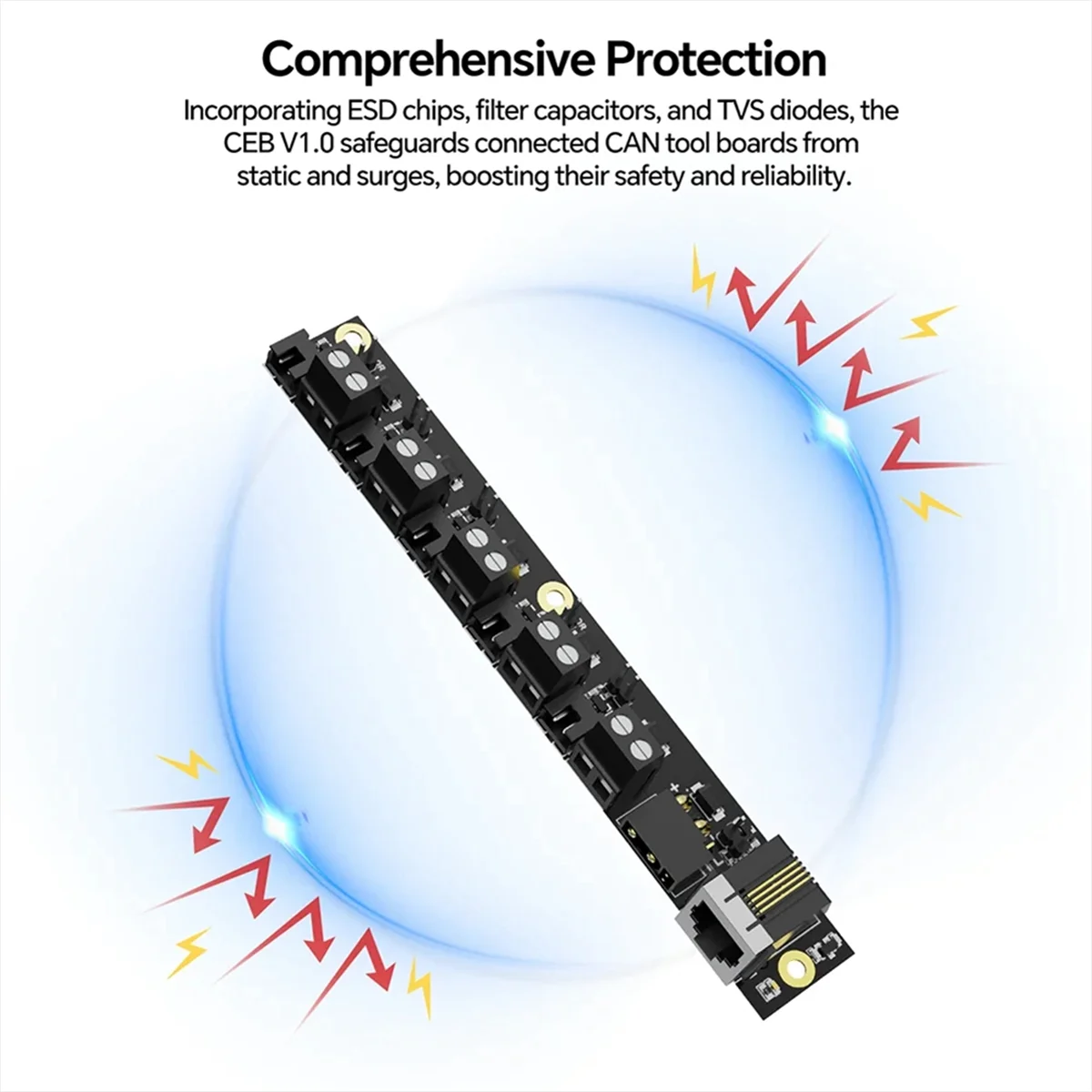 BIGTREETECH CEB CANbus Expand Board Rich CAN Interface Easy Installation for Klipper Octopus Motherboard Aluminum Profiles