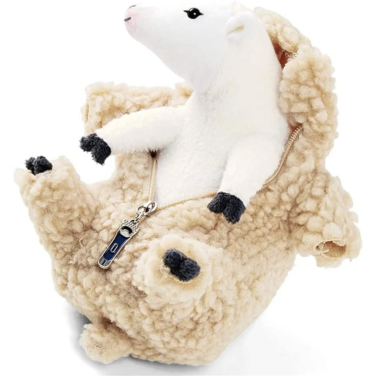 Plushies,Shaved Sheep,Funny Lamb Stuffed Animal,Cute Plushie,Sleeping Pet Buddy,Best Birthday Gifts for Girls Boys Teens 5