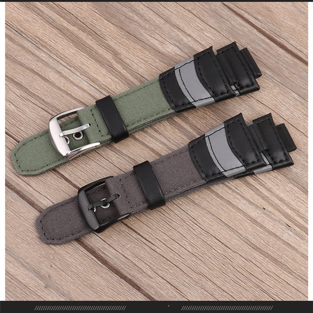 Nuevo Kit De Pulsera De Silicona De 20 Mm Para Relojes Y Relojes Inteligentes, Color Negro-verde