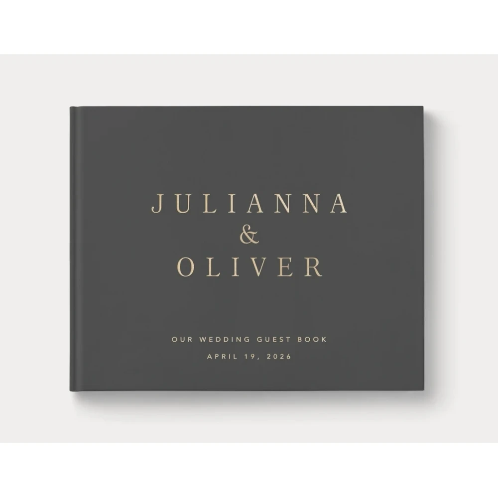 

Gold Foil Wedding Guestbook. Custom Wedding Guest Book. Real Foil Guest Book. Personalized Guest Book Album Guestbook Idea. Hard