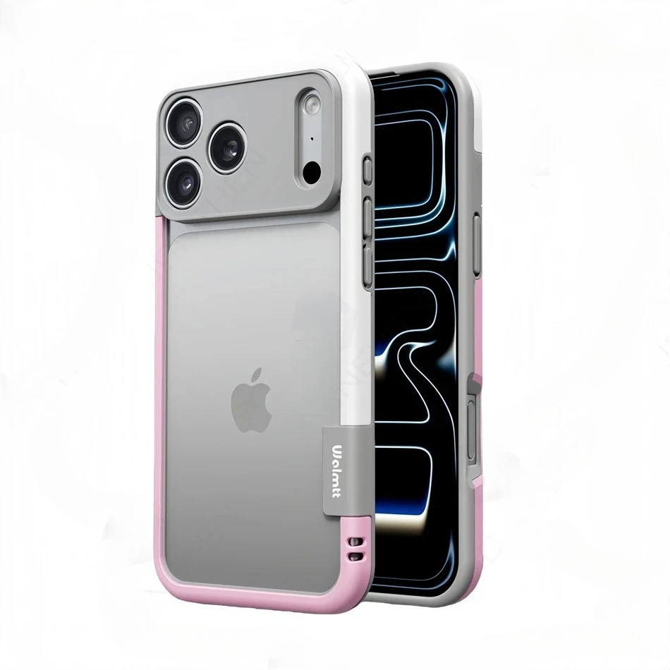 Silicone Frame Slim Bare-Bones Feel Shockproof Case with Full Camera Protection