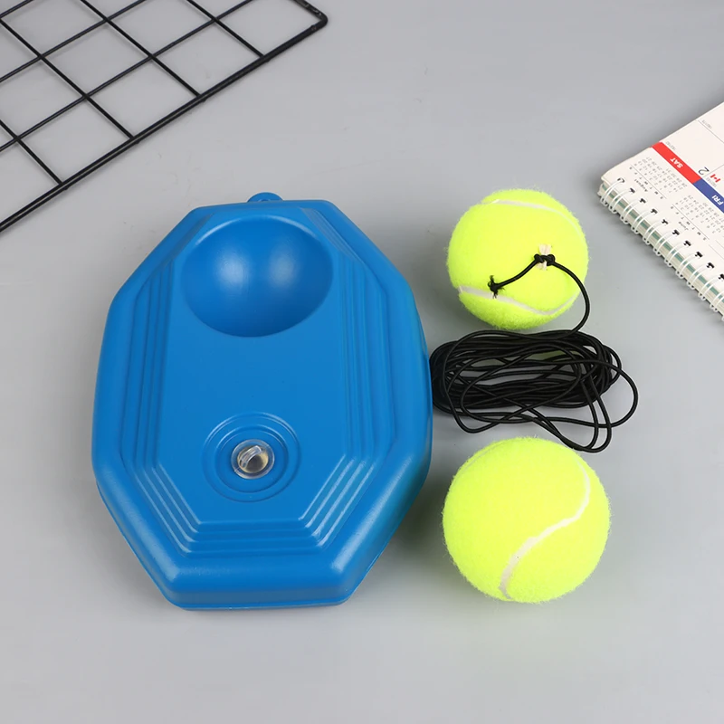 Portable Solo Tennis Trainer Rebound Tennis Ball With String Rope Self Practice Training Tool For Adults Kids Beginners tennis trainer