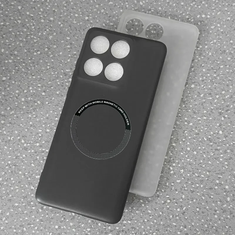 Ultra Thin Silicone Matte Anti-Drop Magnetic Shockproof Bumper Case