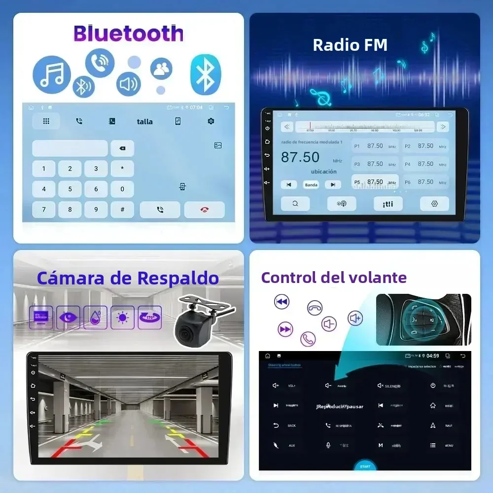 Radio Android para Auto Lexus RX270 2009-2014, Estéreo 2Din Octa Core, Reproductor con Navegación GPS, Pantalla IPS, Carplay, Android Auto 5