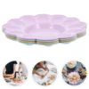 4 Pcs Egg Tray Stackable Egg Container Kitchen Egg Holder Plastic Egg Box Home Storage Trays Kitchen ganization Solutions 1