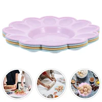 4 Pcs Egg Tray Stackable Egg Container Kitchen Egg Holder Plastic Egg Box Home Storage Trays Kitchen ganization Solutions 1