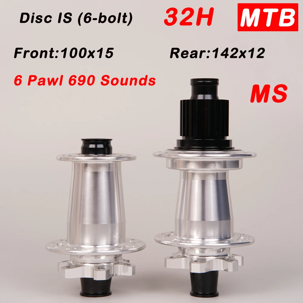 燕 36本 6種×6本 箱入り 690 Rings Bicycle Hub 6 Bearing MTB Bike Hub Thru-axle Disc