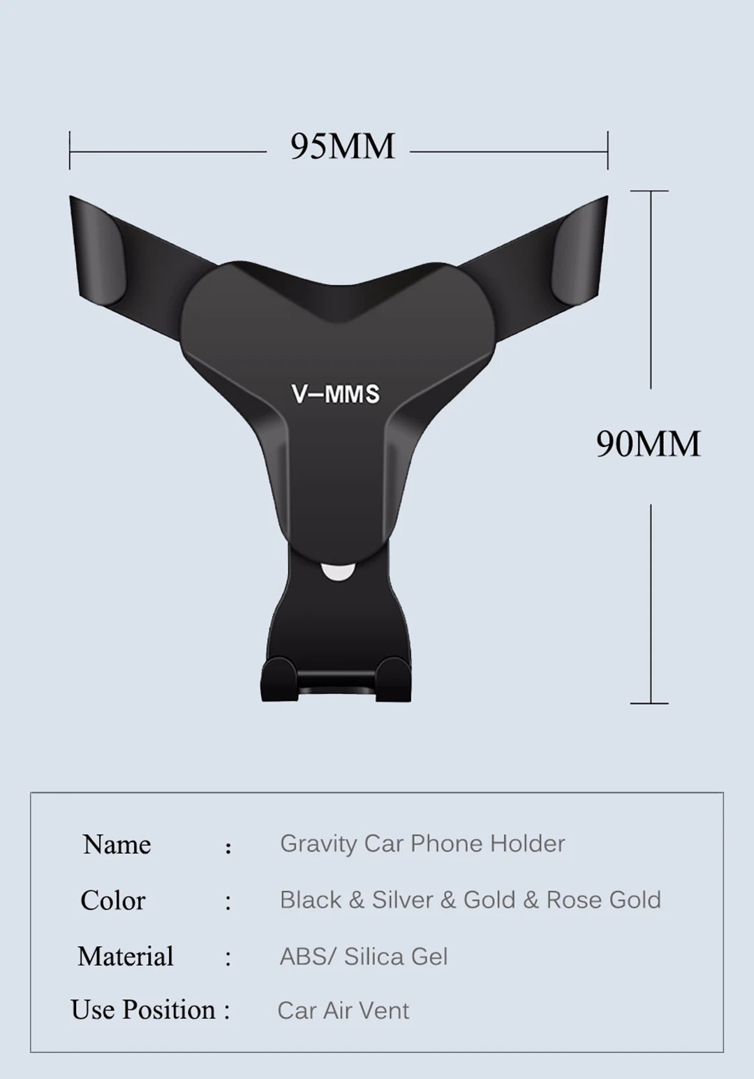 Gravity Car Holder For Phone in Car Air Vent Mount Clip Cell Holder No Magnetic Mobile Phone Stand Support Smartphone Voiture mobile holder