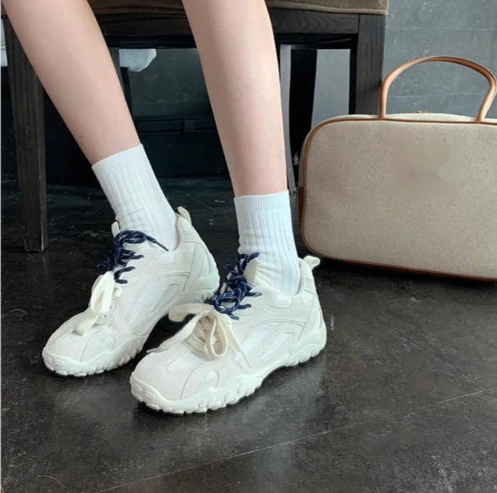 Zomer Nieuwe Binnenverhogende Klassieke Zachte Zool Ronde Neus Paneel Ademend Mesh Duitse Training Forrest Gump_voghion.com