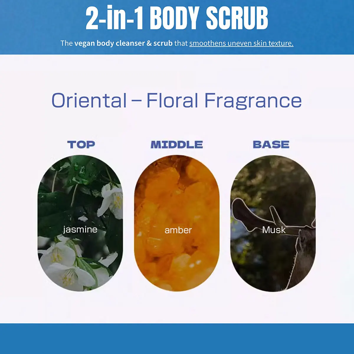 DearDoer Vegan Body Scrub - Gentle Granular Texture, 300ml, K-Beauty Skincare Essential
