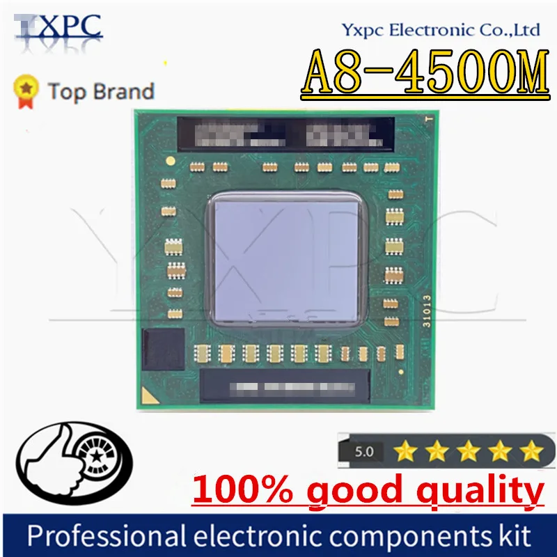 

A8-Series A8-4500M A8 4500M 1.9 GHz Quad-Core Quad-Thread CPU Processor AM4500DEC44HJ Socket FS1