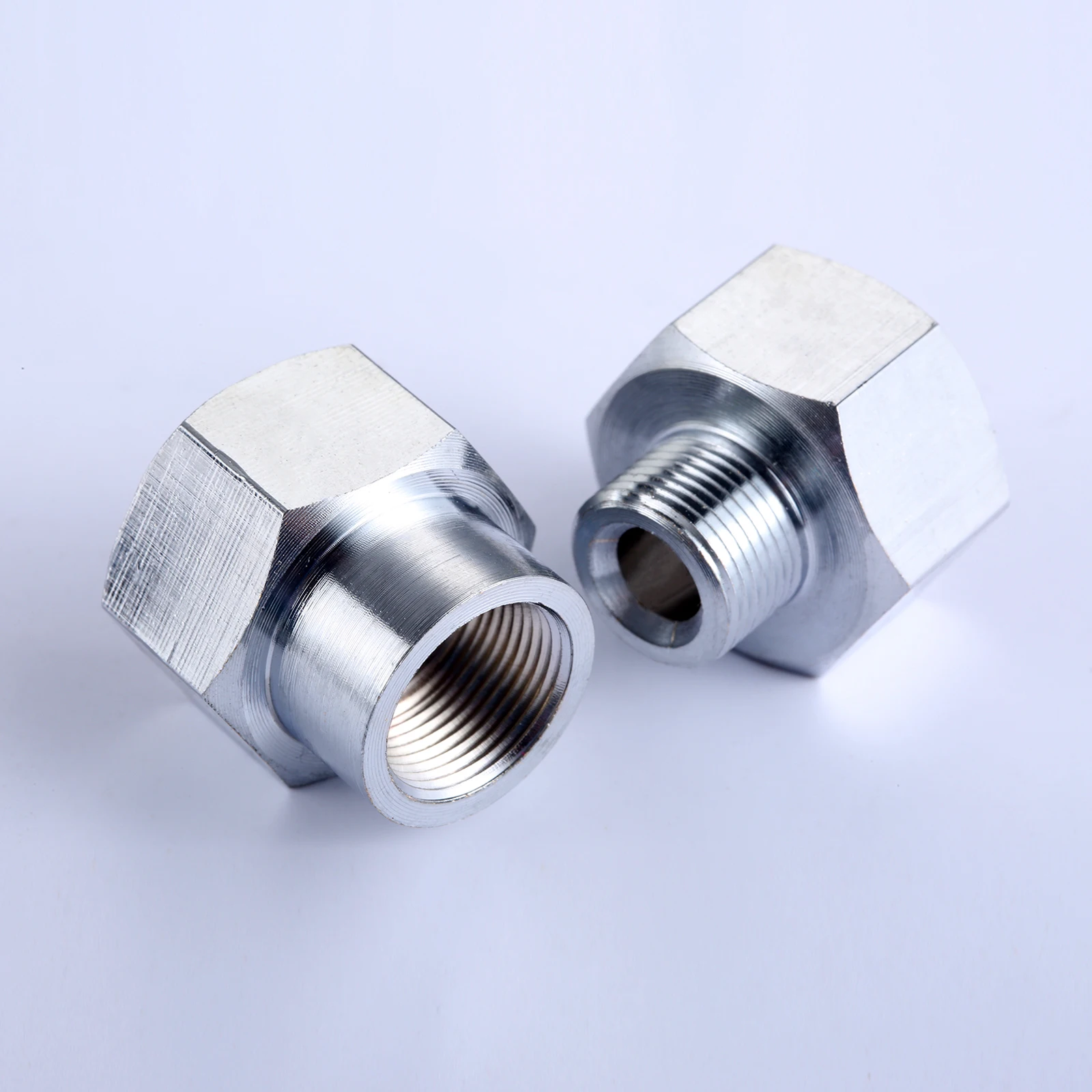 MEXEWORD Raccord En Laiton F/M M10 M12 M14 M16 M18 M20 M22, Connecteurs De Tuyaux En Laiton à Filetage Femelle à Mâle, Adaptateur De Coupleur En Cuivre, Joint Fileté(M22X1.5-M16X1.5