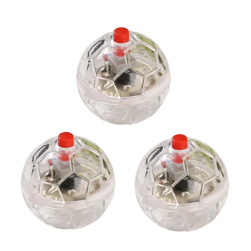 

3PCS Pet for Cat Toy Ball with Colorful LED Lights Interactive Ball Toy Clear Plastic Ball Dog Ball Toy for Cat for Dropship