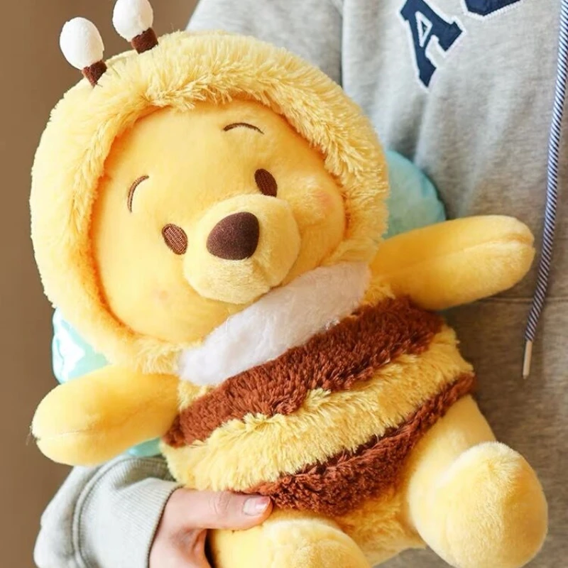 Disney Cartoon Pooh Bee Bear Doll Trasformata In Pooh Doll Con La Stessa Collezione Di Decorazioni Per Bambole Toy Girl Festival Gift