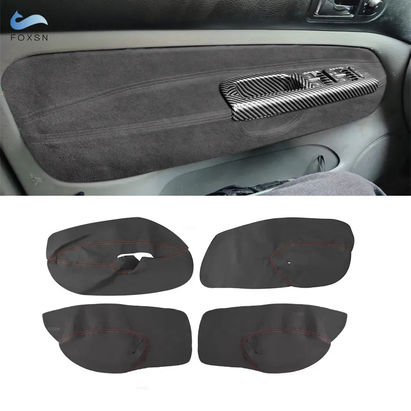 Per Vw Golf 4 Mk4 Bora Jetta 1998 1999 2000 2001 2002 2003 2004 2005 Solo Lhd 4 Porte Pannello Bracciolo Rivestimento In Pelle Scamosciata Rivestiment