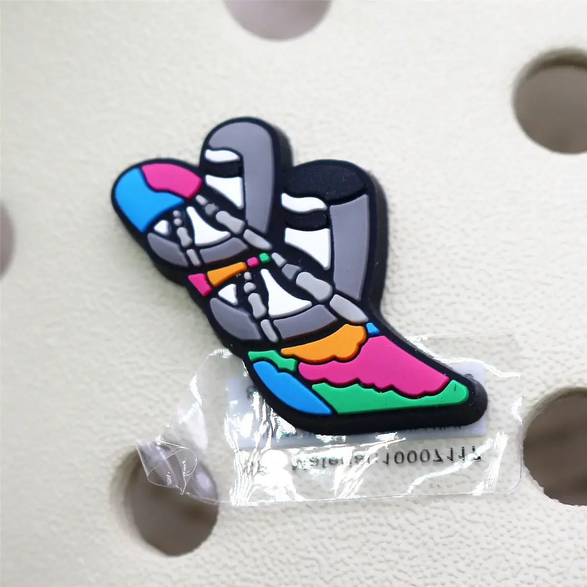 Original Athletic Sports PVC Shoe Charm Accessory - Softball and Surfing Sandal Decoration Pin