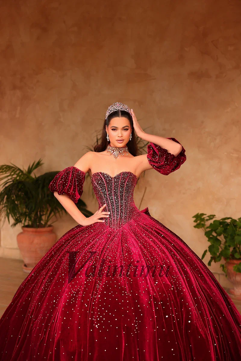 Valintimu ۷ӷ  Quinceanera 巹 ҳฦ  Ƽ 巹 Strapless и  Vestidos De 15 Anos Customized