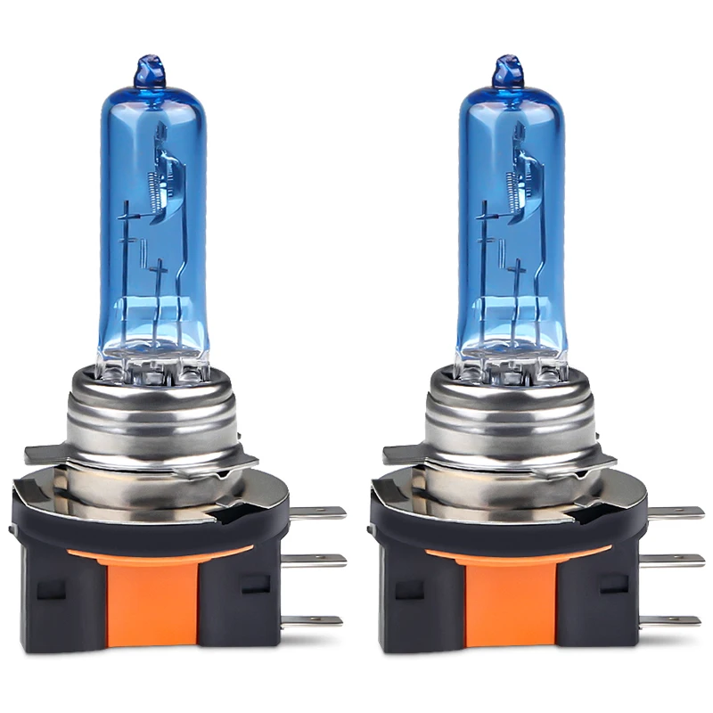 H15 PGJ23t-1 12V 15/55W ALOGENE SUPER WHITE PRO Bianco 6000k Effetto Xenon Fuzion - Foto 3