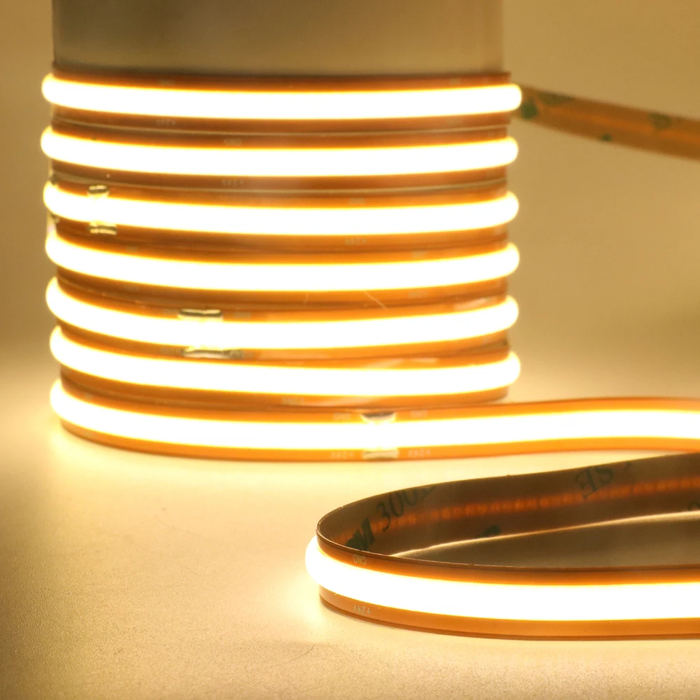 รูปสินค้า แถบ LED COB ส่องสว่าง 5-20 เมตร หลากโทนสี