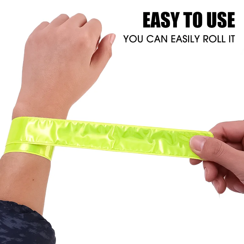 1/2PCS Bicycle Reflective Safe Leg Pants Clip Strap Beam Band Bottom Belt Running Fishing Cycling Reflective Strips Accessories bike accessories