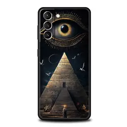 Ancient Egypt Egyptian God Pyramid Design Phone Case Cover - Galaxy S20 FE (A1)