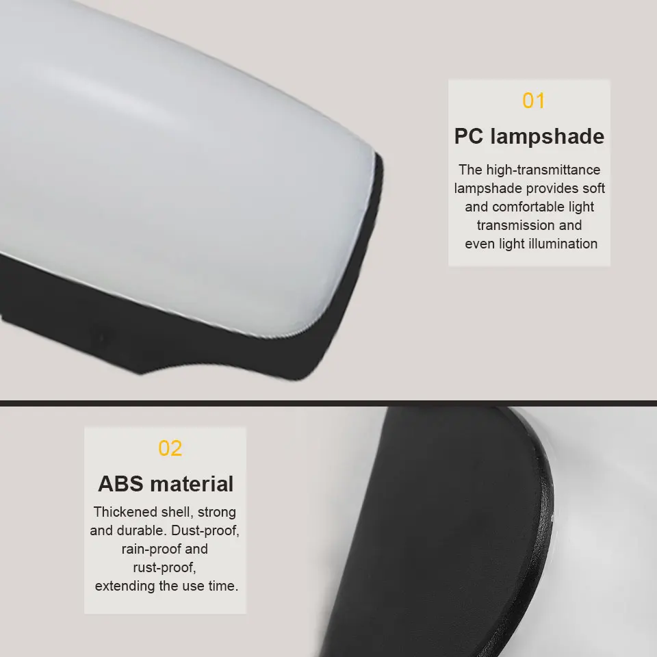 LED outdoor lights waterproof IP66 AC85-265V Motion Sensor light led outdoor wall light outdoor lighting outdoor wall lamp