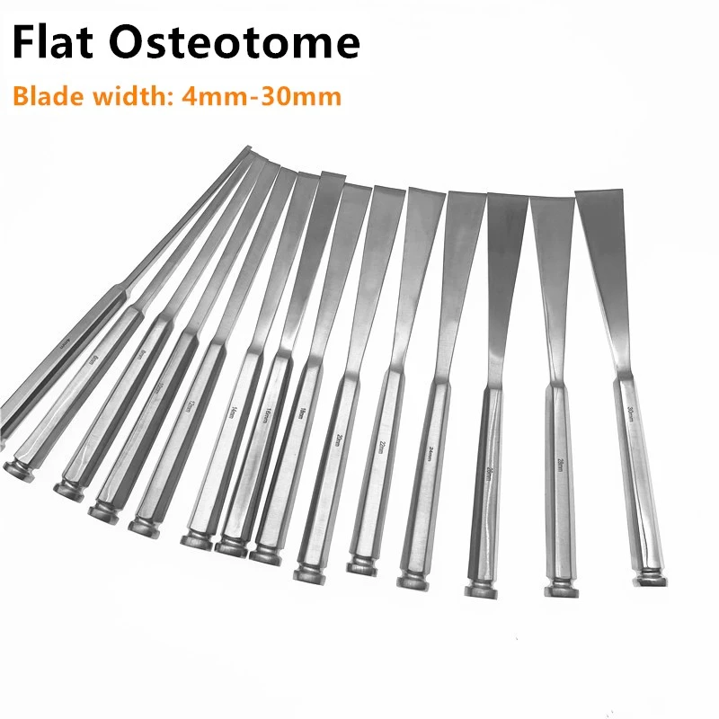 1PCS Bone Osteotomes 4 30mm Bone Knife Orthopedics Surgical Instruments