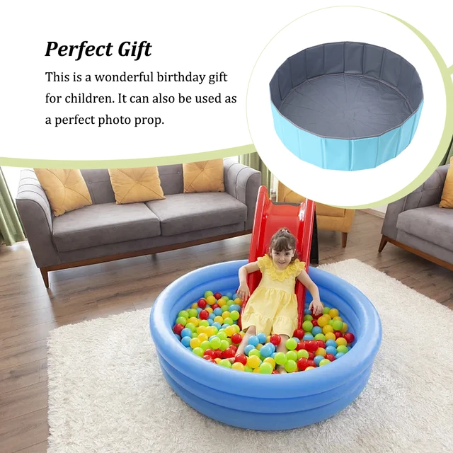 PISCINA DE BOLAS seca plegable para niños, PISCINA DE BOLAS para bebés,  parque infantil, juguetes para niños, regalo de cumpleaños - AliExpress