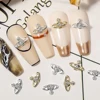 10pcs Punk Planet Nail Art Charm 3D Gold/Silver Glitter Planet Nail Decoration DIY Luxury Planetry Design Nail Accessories 2