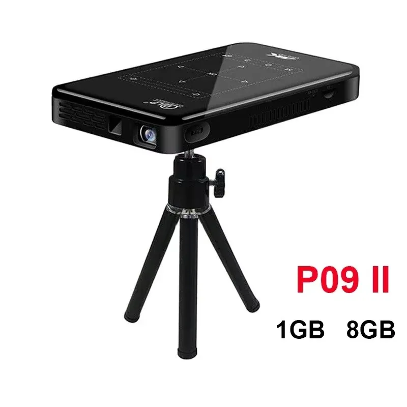 【ネコ様】【4K】スマートプロジェクター HD 4K DLP P09-II 小型 P09-II Portable DLP Mini Pocket Projector Android 9.0 2GB