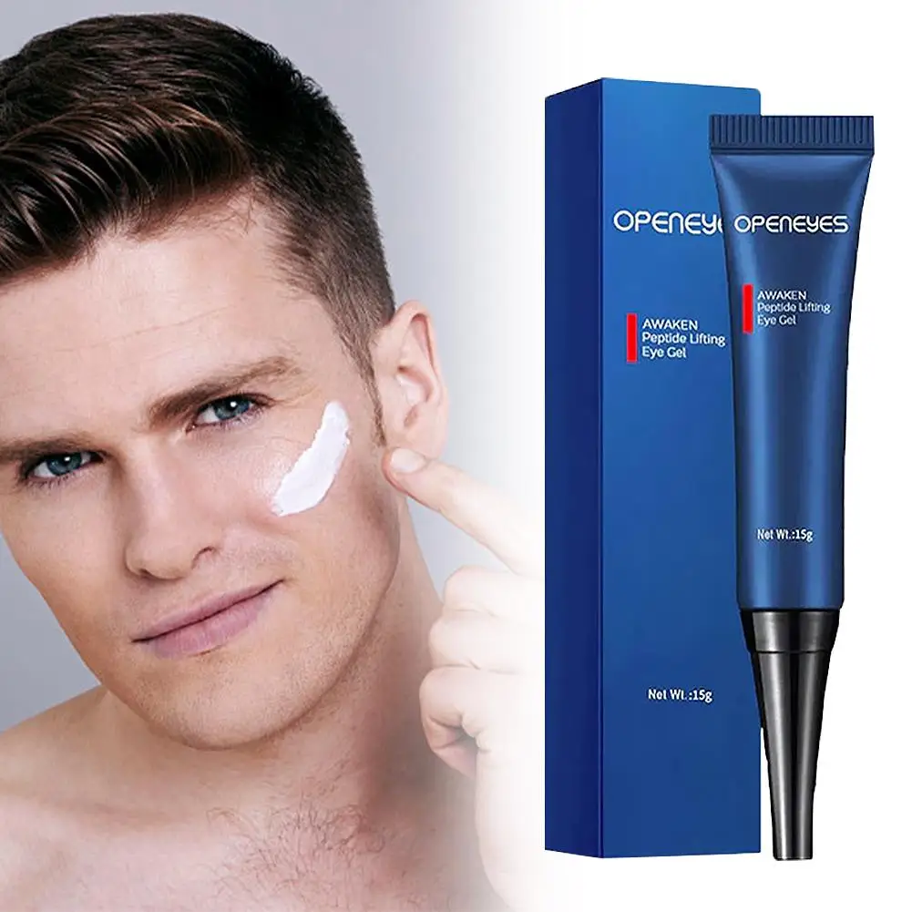 2X Awaken Peptide Lifting Eye Gel Men Eye Cream Moisturizing Under Eye Cream Dark Circles Puffiness Fine Lines Eye Care images - 6