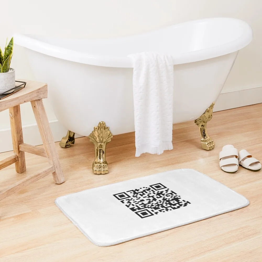 

Sea Shanty 2 QR Code Bath Mat Entrance Carpet Bathroom Accessories Sets Bathroom Utensils Mat