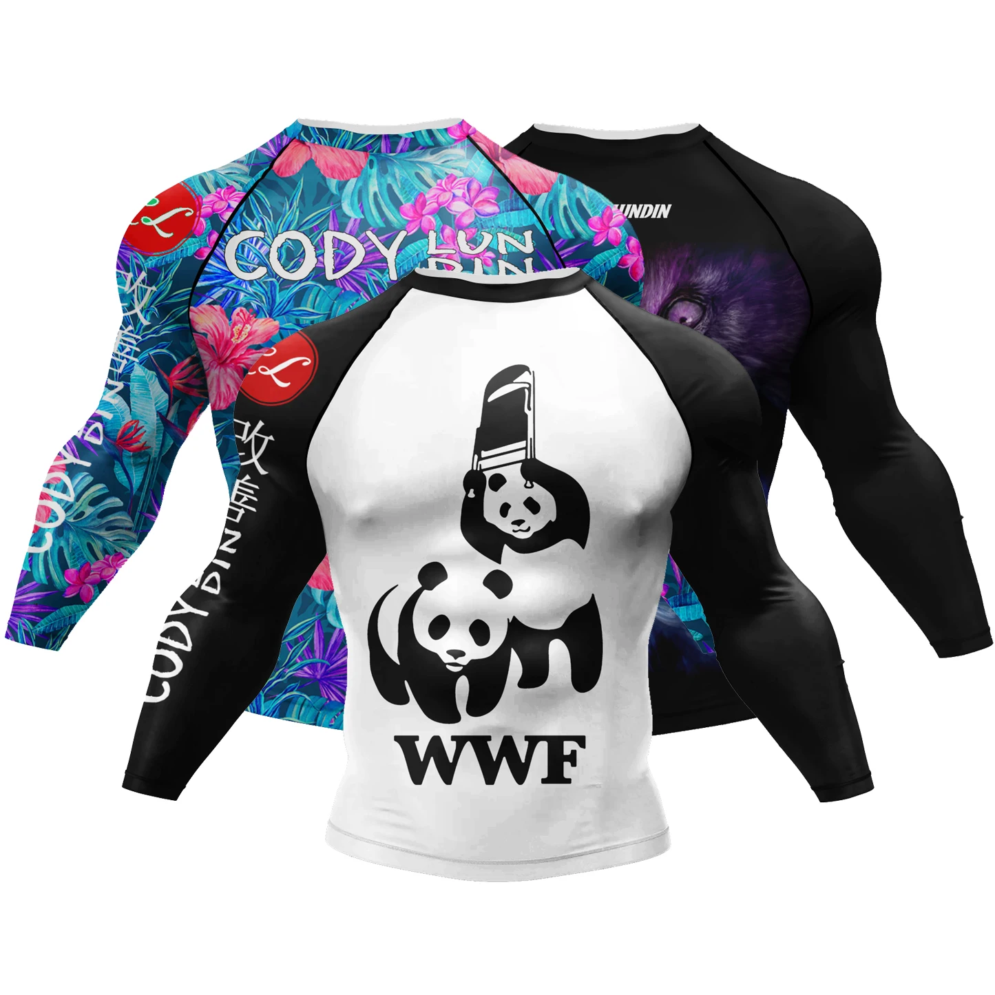 thumbnail image 5 of Camiseta Jiu Jitsu Rashguard MMA de alta calidad para hombre, camisetas de boxeo BJJ Rashguard, camisetas de sublimación de manga larga, ropa deportiva, 5 of 5
