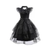 Wednesday Cosplay For Girls Costume Movie Addams Dresses for Girl Kids Mesh Party Dresses Halloween Carnival Costumes 4-12Yrs 3