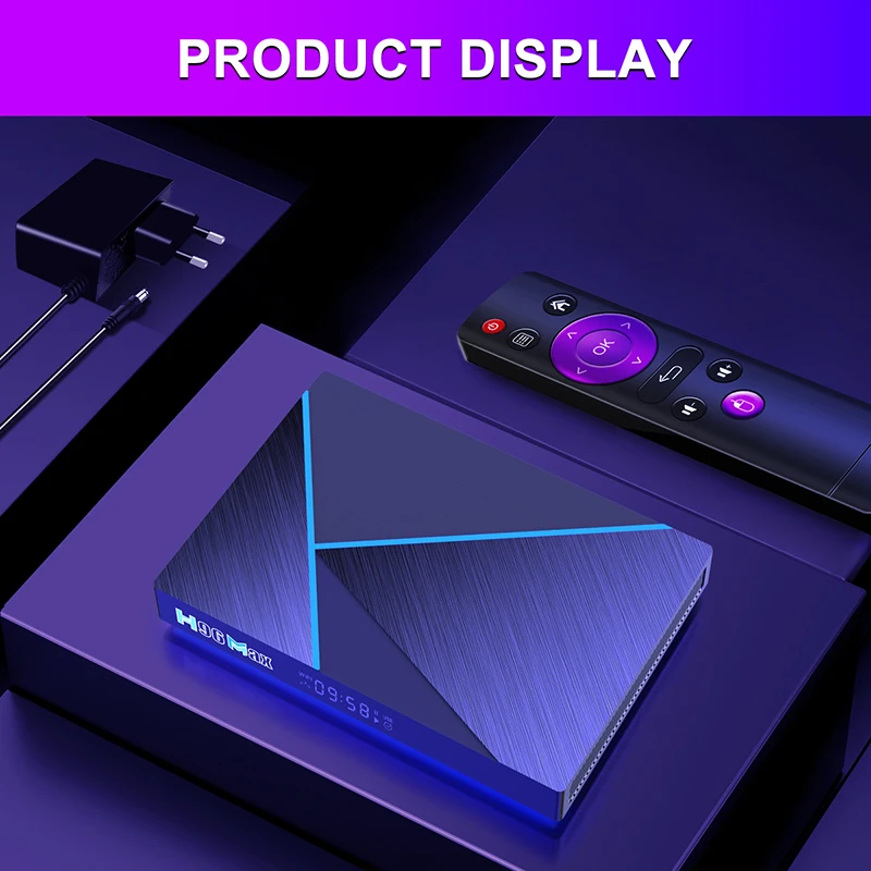 H96 MAX V56 Smart TV Box Wifi TVBOX 8K Media Player Set Top Box HD