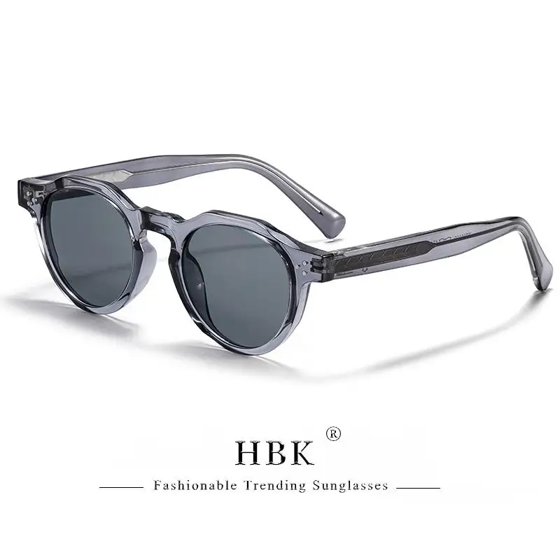HBK Neue Runde Herrenmode Sonnenbrille Tempel Tipps Design Sonnenbrille Frauen Reise Party Business Festival Geschenk Brillen UV400 – Detail 8
