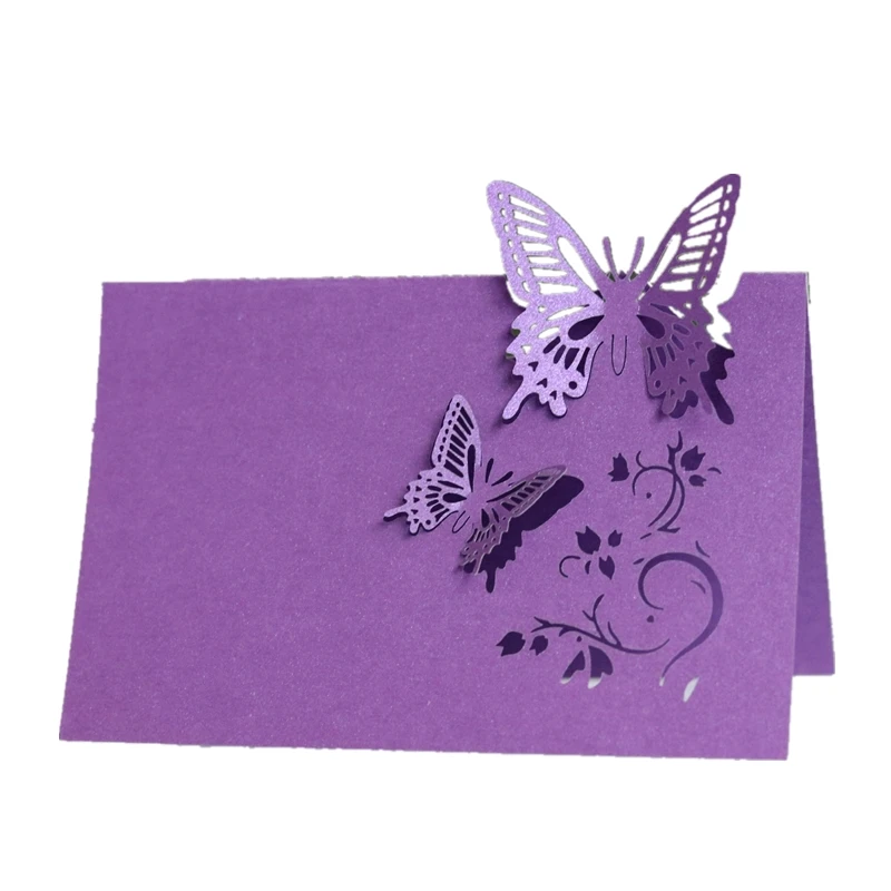 Butterfly Place Cards for Wedding Business Meeting Theme Party Decor