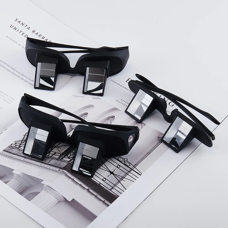 Creative Lazy Eyeglasses Lazy Reading Glasses Prismatic Horizontal Glasses Lying Down Bed Reading Watching HD Readers