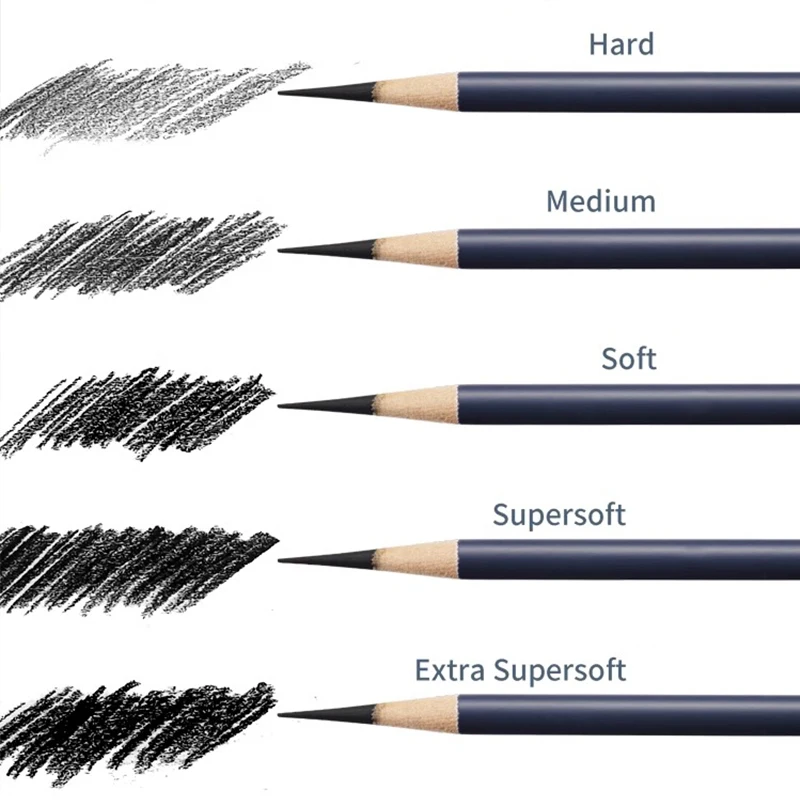 5/10PCS Faber Castell Goldfaber Charcoal Graphite Sketch Set Pencils for Drawing Sketches Shading Artists Art Supplies 6