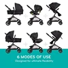 with LiteMax Infant Car Seat with Anti-Rebound Bar，Pivot Modular Travel System (Casual Gray) 3