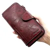Women's Wallet Made of Leather Wallets Three Fold VINTAGE Womens Purses Mobile Phone Purse Female Coin Purse Carteira Feminina 1