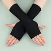 Summer Cycling Gloves Fingerless/Half Finger  Fitness Fishing Women Men Spring Gym Breathable Elastic Sport Bicycle Gloves 5