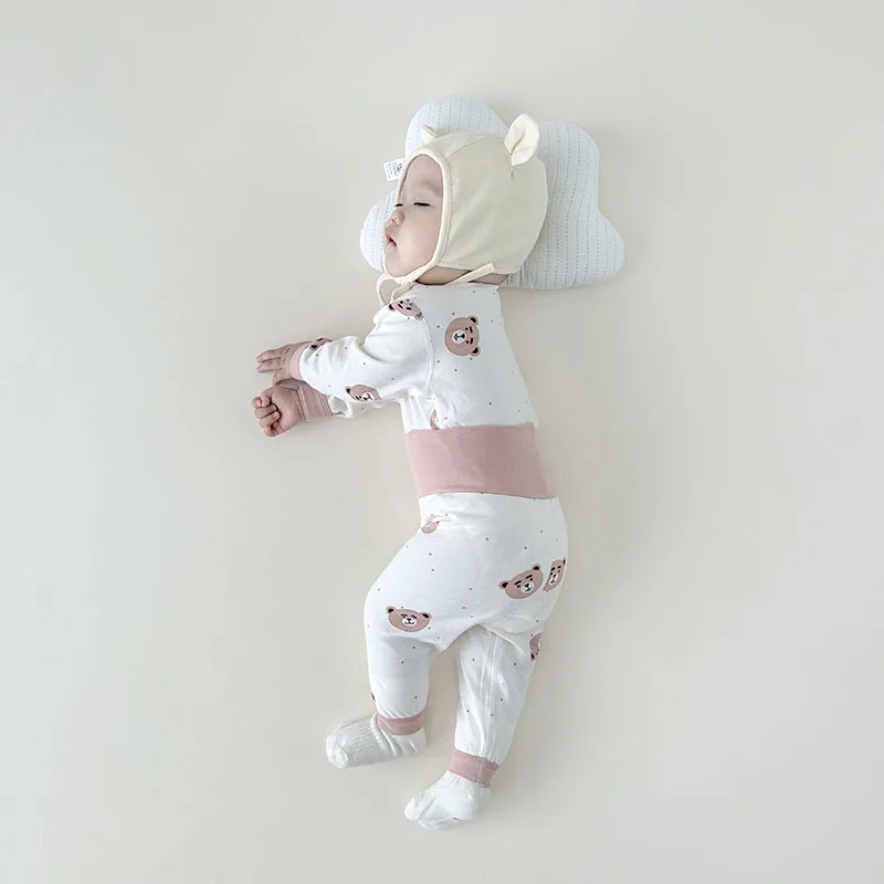 Cartoon Printed Baby Sleep Wear 2Pcs