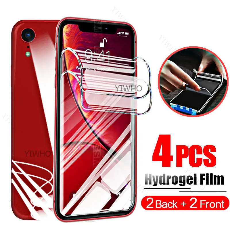 

4 шт., защитная пленка для IPhone X XR XS Max SE 2020 2022