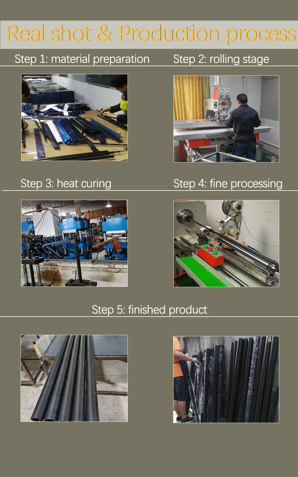 Se7f9a031845b4ec6b0404a9df6ab0135f 1/ 2Pcs 3K Pure Carbon Fiber Tube Length 0.5M Twill Matte Composite Hardness DIY Japan Material Pipe for RC Airplane Drone Parts