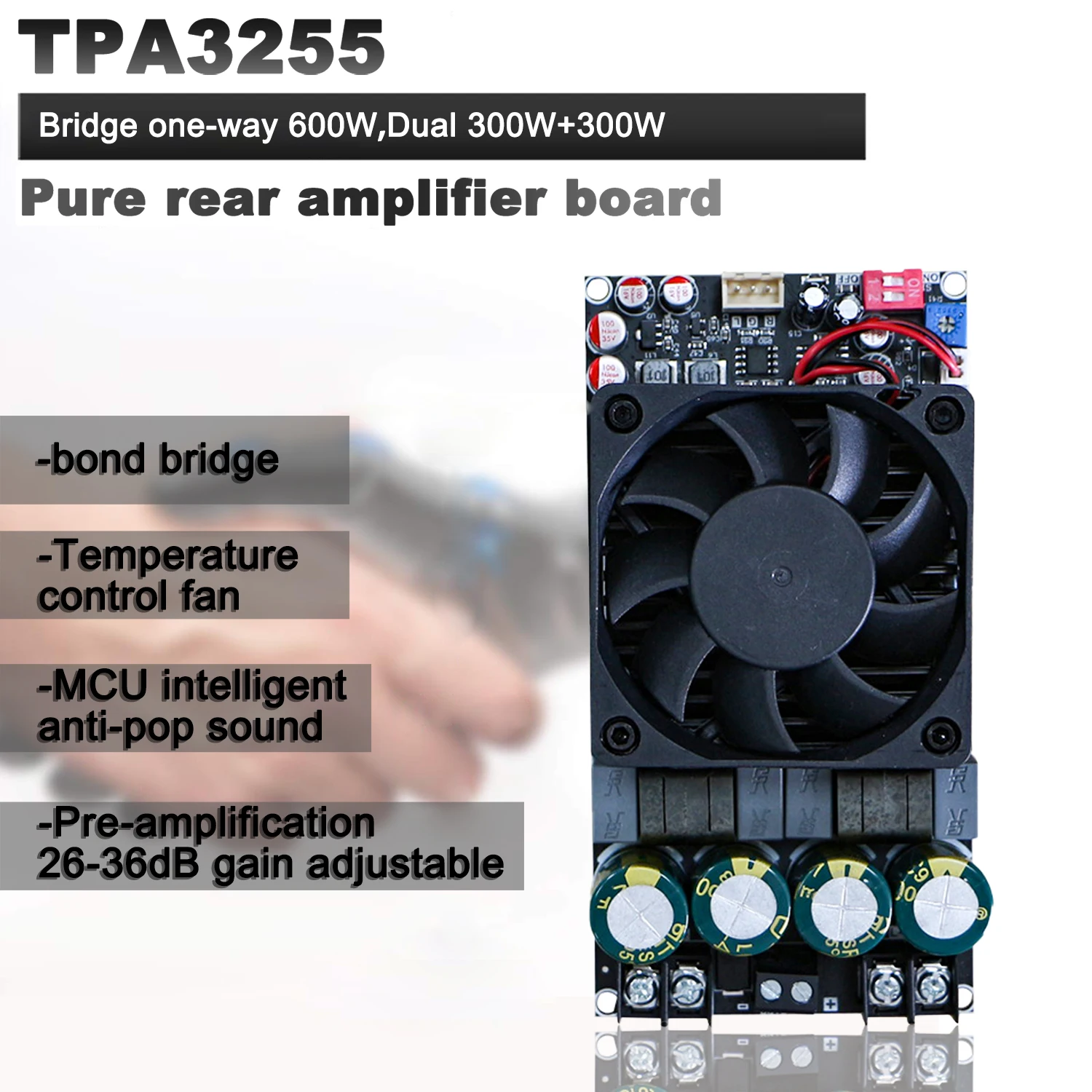 ZK3002 Digital Amplifier Board High-power TPA3255 Stereo