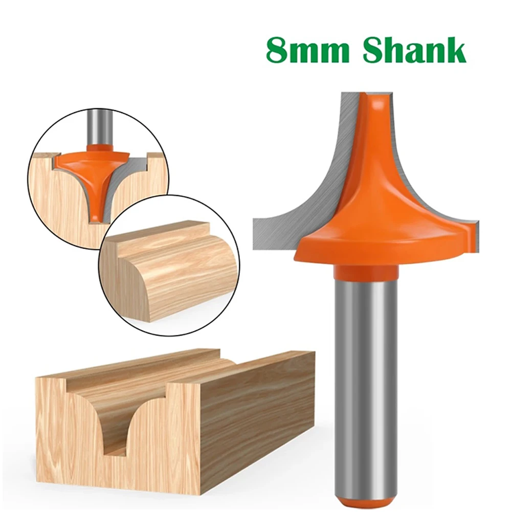 Router Woodworking Bits Carbide Router Bit 8mm Shank Corner Round