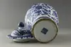 Fine China Hand Painted flower Blue and White Porcelain vase & Jar 5