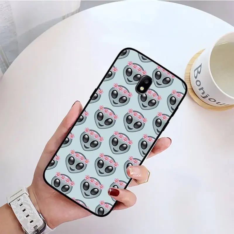 Cute Cartoom Alien Phone Case For Samsung Galaxy J200 J2 Prime J2 Pro J6 2018 J250 J4 Plus J415 J5 Prime J7 - Image 4