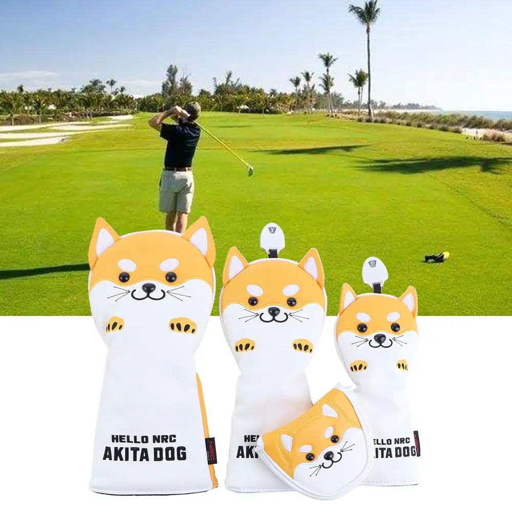 

Putter Cover for Driver Fairway Number Tag Wood Driver Headcover Golf Club Headcover Golf Club Headcovers Golf Wood Head Covers